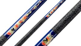 Billiard Cue for Kids Classic Flames CF-01, blue, 5/16×18, 123cm, Pool