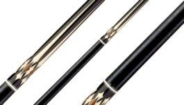 Billiard Cue, Pool, T8-Series CT8-5, Black, Irish Linen, Quick Release Joint