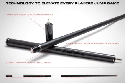 Billiard Cue, Pool, Cuetec Jump Cynergy Propel, Ghost Edition, quick release - Imagem 5