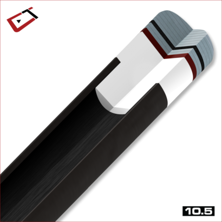 Cue Shaft, Pool, Cuetec Cynergy CT-15K Carbon, 3/8x14, 21,3mm joint, 10.5mm - Imagem 4