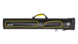 Billiard Cue Hard Case “Bear”, black-yellow, 2/4, 86 cm