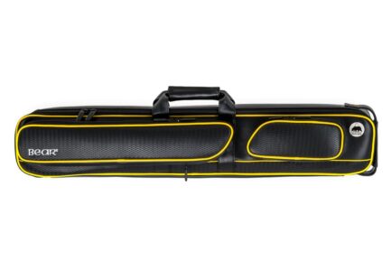 Billiard Cue Soft Case "Bear", black-yellow, 3/5, 85 cm