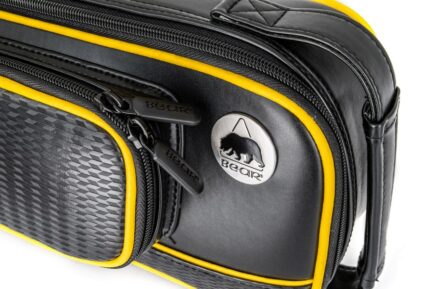 Billiard Cue Soft Case "Bear", black-yellow, 3/5, 85 cm - Imagem 4