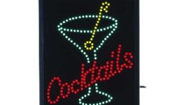 Sign Cocktail with LEDs