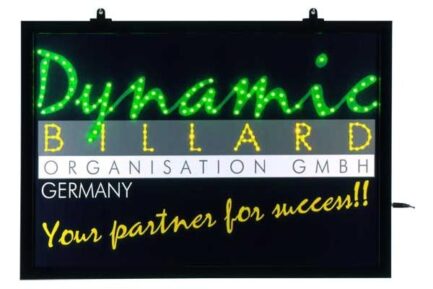 Sign Dynamic Billard with LEDs