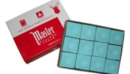 Chalk Master, green, for Snooker, 12 pack