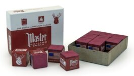 Cue Chalk, Master, Burgundy, 12 pc. Pack
