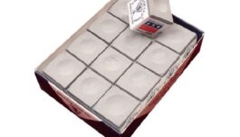 Chalk Silver Cup, grey, 12 pcs