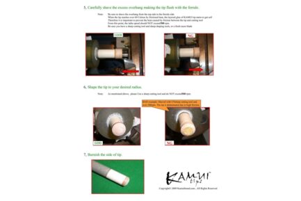 Tip "Kamui Original Brown", different types, 13 mm, medium - Image 3