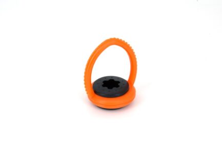 Rubber Cue holder,PVC, orange-black