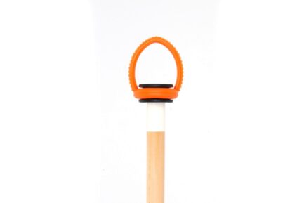 Rubber Cue holder,PVC, orange-black - Image 2