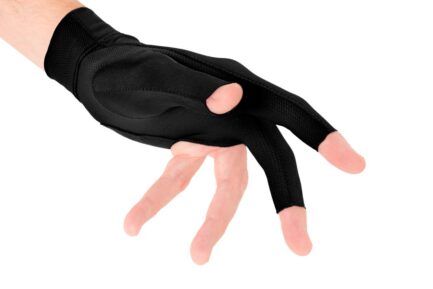 Billiard Glove, Predator Second Skin, 3-Finger, black-yellow, to wear on left hand, L&XL - Image 3