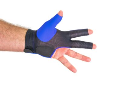 Billiard Glove, Kamui, Blue, to wear on left hand, S - Imagem 2