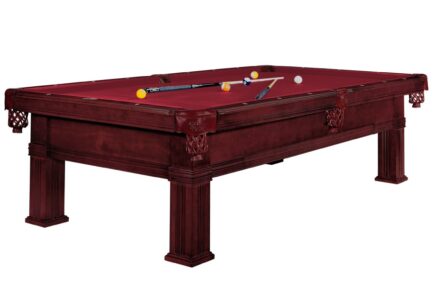 Billiard Table Dynamic Bern, mahogany, Pool, 8 ft, Simonis 760 burgundy