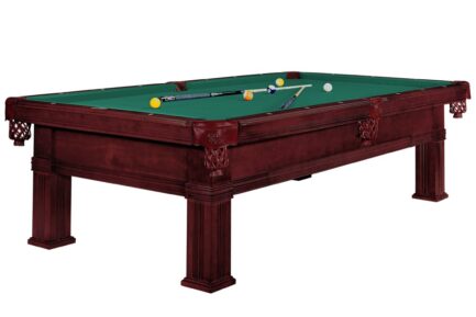 Billiard Table Dynamic Bern, mahogany, Pool, 8 ft., Club Cloth yellow green