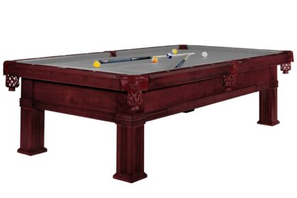 Billiard Table Dynamic Bern, mahogany, Pool, 8 ft., Club Cloth grey