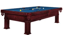Billiard Table Dynamic Bern, mahogany, Pool, 8 ft, Simonis 760 royal blue
