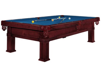 Billiard Table Dynamic Bern, mahogany, Pool, 8 ft, Simonis 760 royal blue