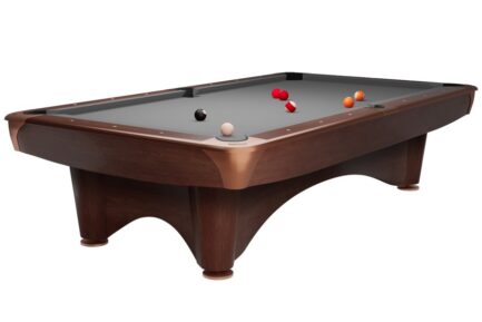Billiard Table Dynamic III, brown, Pool, 8 ft., Simonis 860 grey