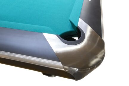 Billiard Table, Pool, Hurricane, 9 ft., Matt-Black, Simonis 860 burgundy - Imagem 3