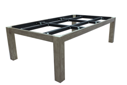 Pool Table / Dining Table, Rasson Penelope II, Silver Mist, incl. table cover, 8 ft., Simonis 760 powder blue - Image 3
