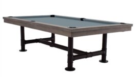 Billiard Table, Pool, Rasson Bedford, grey, 7 ft., Simonis 760 powder blue