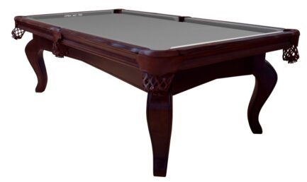 Billiard Table, Pool, Salem, 8 ft., walnut, Simonis 860 grey