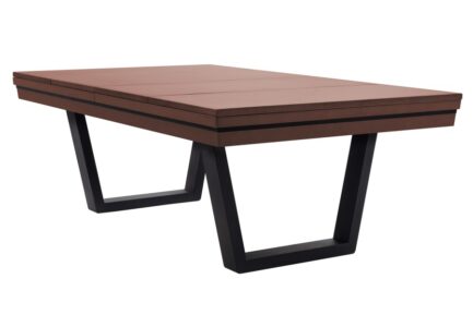 Pool Table / Dining Table, Rasson Madrid, walnut, 7 ft., Club Cloth yellow green - Imagem 5