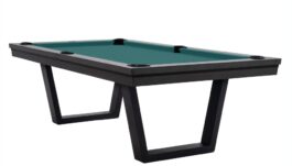 Pool Table / Dining Table, Rasson Madrid, Grey, 7 ft., Simonis 860 blue green