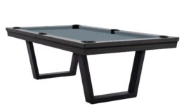 Pool Table / Dining Table, Rasson Madrid, Grey, 8 ft., Simonis 760 powder blue