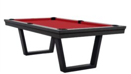 Pool Table / Dining Table, Rasson Madrid, Grey, 7 ft., Simonis 760 red