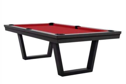Pool Table / Dining Table, Rasson Madrid, Grey, 8 ft., Simonis 760 red