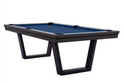Pool Table / Dining Table, Rasson Madrid, Grey, 7 ft., Simonis 860 royal blue