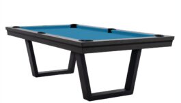 Pool Table / Dining Table, Rasson Madrid, Grey, 8 ft., Simonis 760 tournament blue