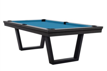 Pool Table / Dining Table, Rasson Madrid, Grey, 8 ft., Simonis 760 tournament blue