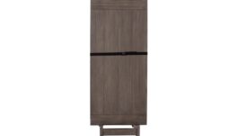 Caddy for transporting cover plates, stained gray