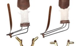 Pyramid Pockets with rails, Linen, Set of 6Pcs. for 68mm