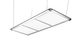 Pool Table Light, LED Flat, silver, 195 x 70 x 6,5 cm, Second Hand