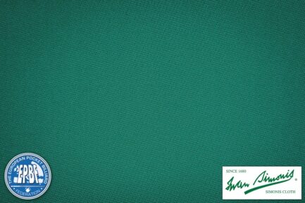 Oddment Billiard Cloth, Simonis, various colors and sizes,  Blue-Green,  165 x 200cm, Simonis 760