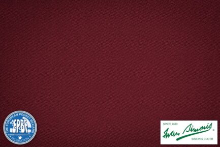 Billiard Cloth Simonis 760, 195 cm, wine red