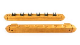 Billiard Cue Rack Roman, oak, 40 cm, for 6 Clips
