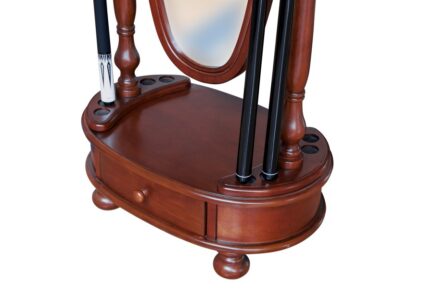 Billiard Cue Stand Dublin, with mirror, mahogany, Pool & Pyramid - Image 3