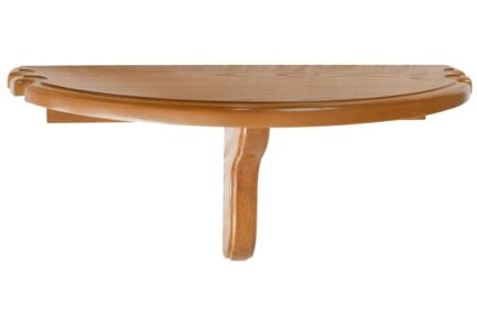 Shelf Crescent with Cue Holder for 4 Cues, walnut