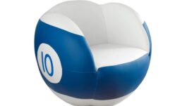 Chair No.10, BS3, blue/white