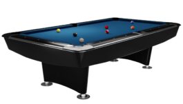 Billiard Table Dynamic II, shining black, Pool, 7 ft, Simonis 860 royal blue