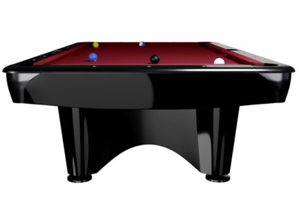Billiard Table Dynamic III, shining black, Pool, 8 ft, Simonis 760 powder blue - Imagem 2
