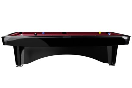 Billiard Table Dynamic III, shining black, Pool, 8 ft, Simonis 760 powder blue - Imagem 4