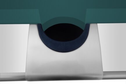Billiard Table Dynamic III, shining white, Pool, 8 ft, Simonis 860 royal blue - Imagem 9