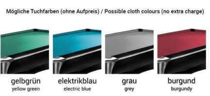 Billiard Table, Pool, Eliminator, 8 ft., Club Cloth burgundy (no extra charge) - Image 5