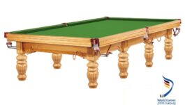 Billiard Table, Snooker, Dynamic Prince, Oak, 12 ft.